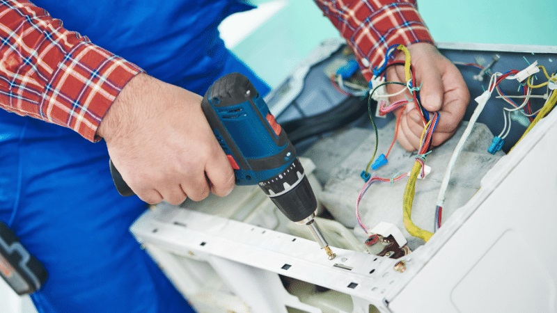 Ümraniye Finlux Finlux çamaşır makinesi kart tamiri – Su almama arızası orijinal parça ile giderildi. - Teknik servis örneği