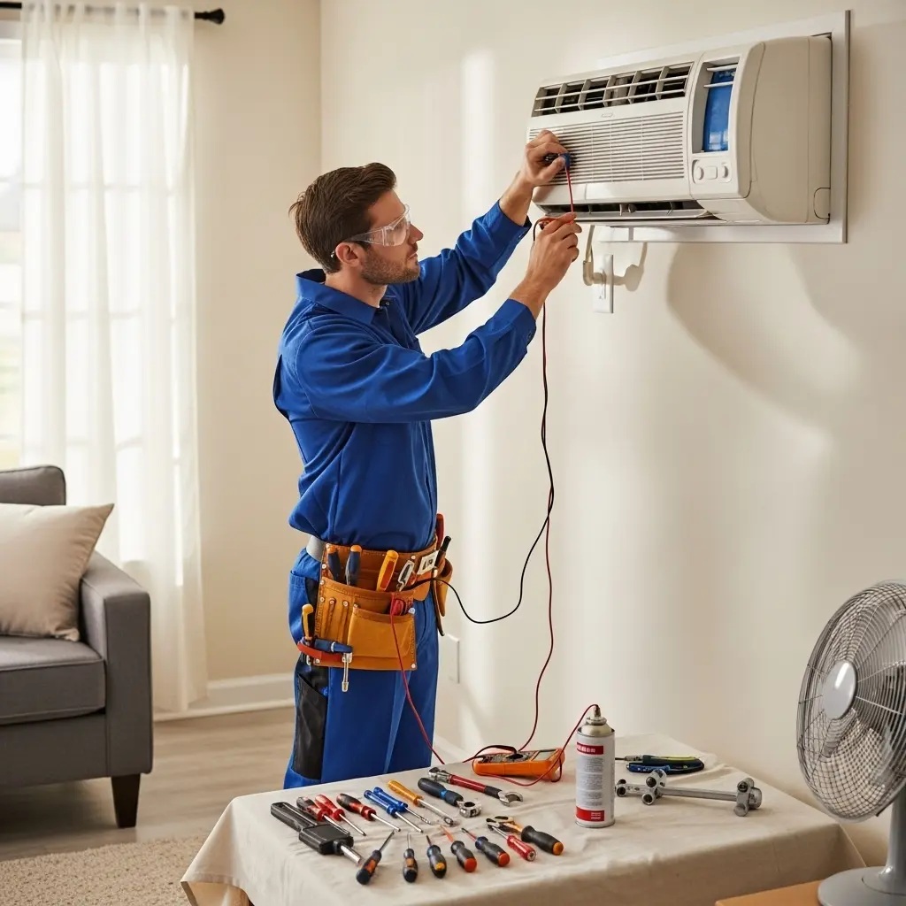 Ümraniye Finlux Finlux klima gaz dolumu ve bakım – Enerji verimliliği artırıldı. - Teknik servis örneği